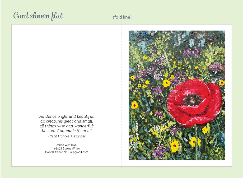 Florals Note Cards 5-Pack