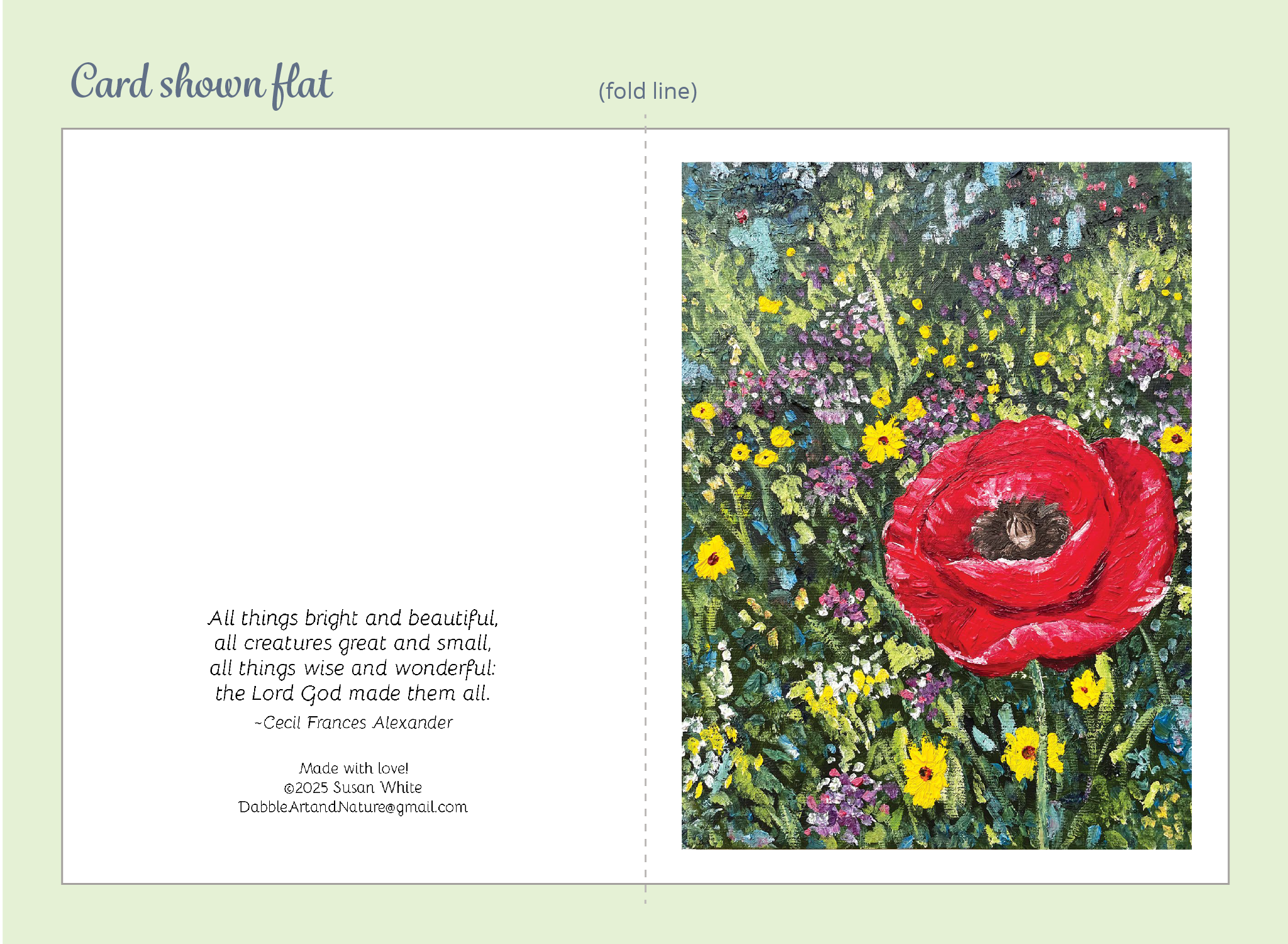 Florals Note Cards 5-Pack