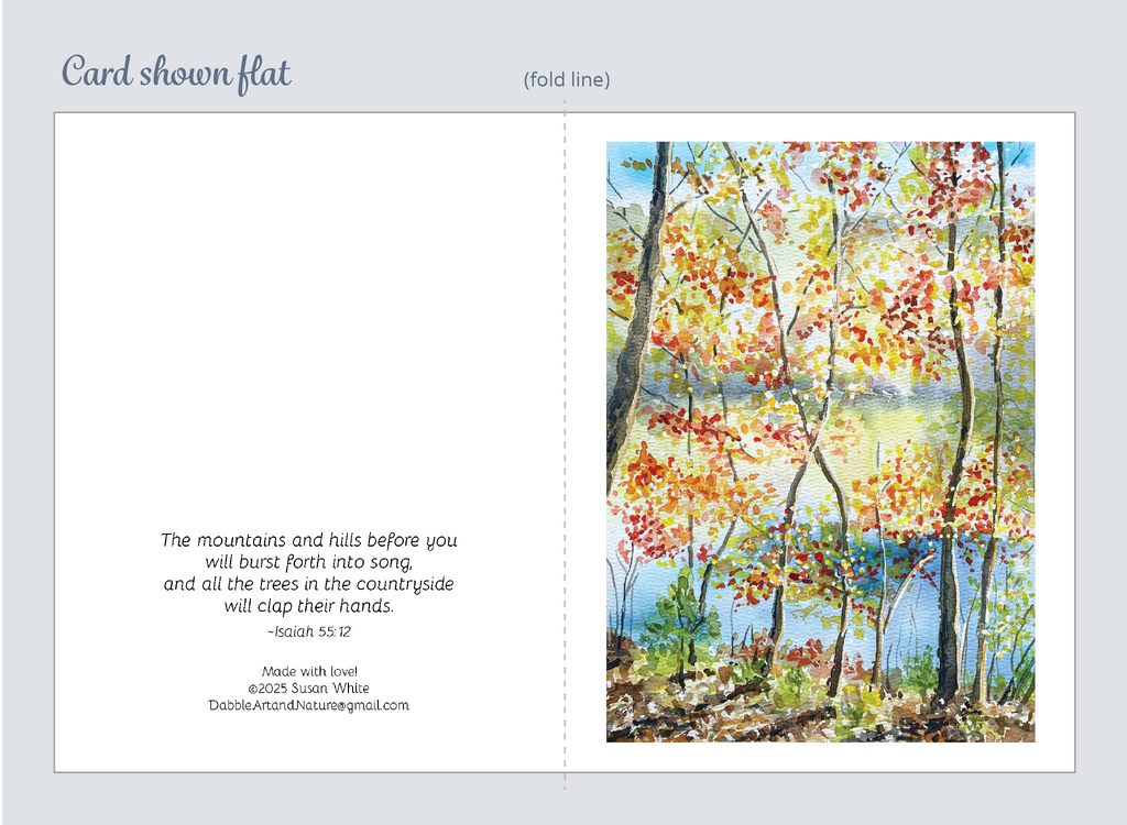 Trees in Splendor Note Cards 5-Pack