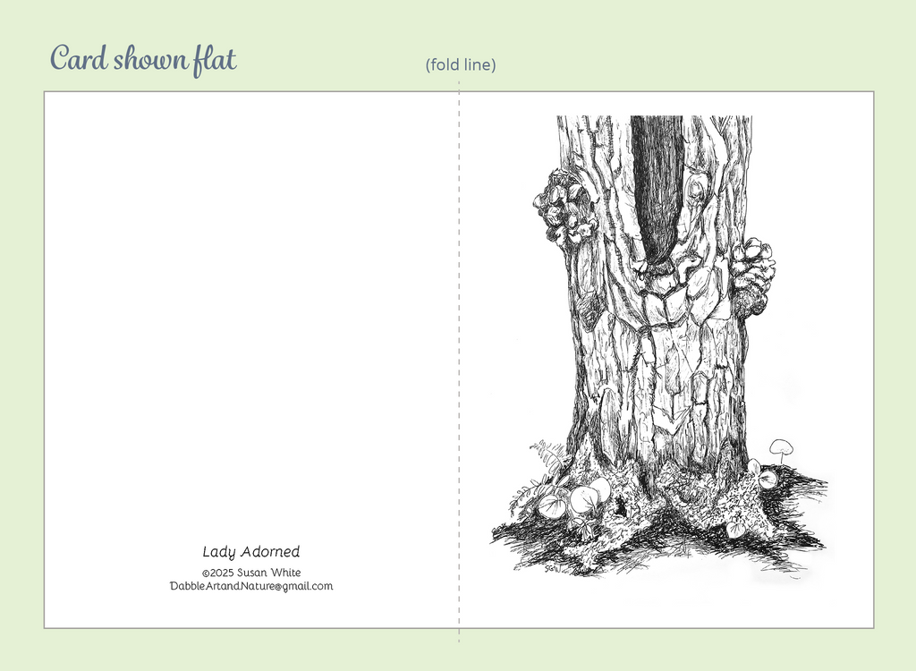 Trees Creatures Note Cards 5-Pack