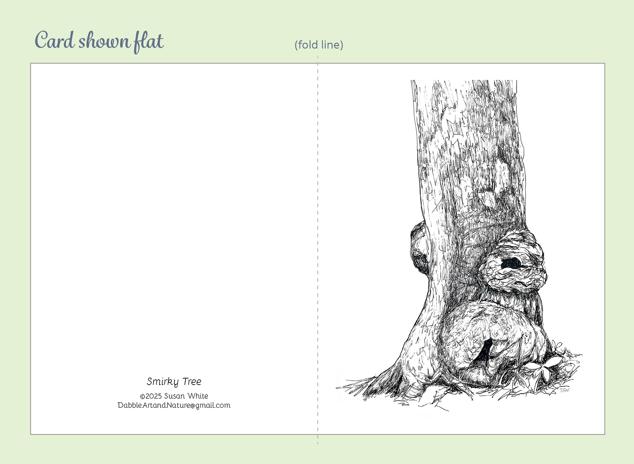 Trees Creatures Note Cards 5-Pack