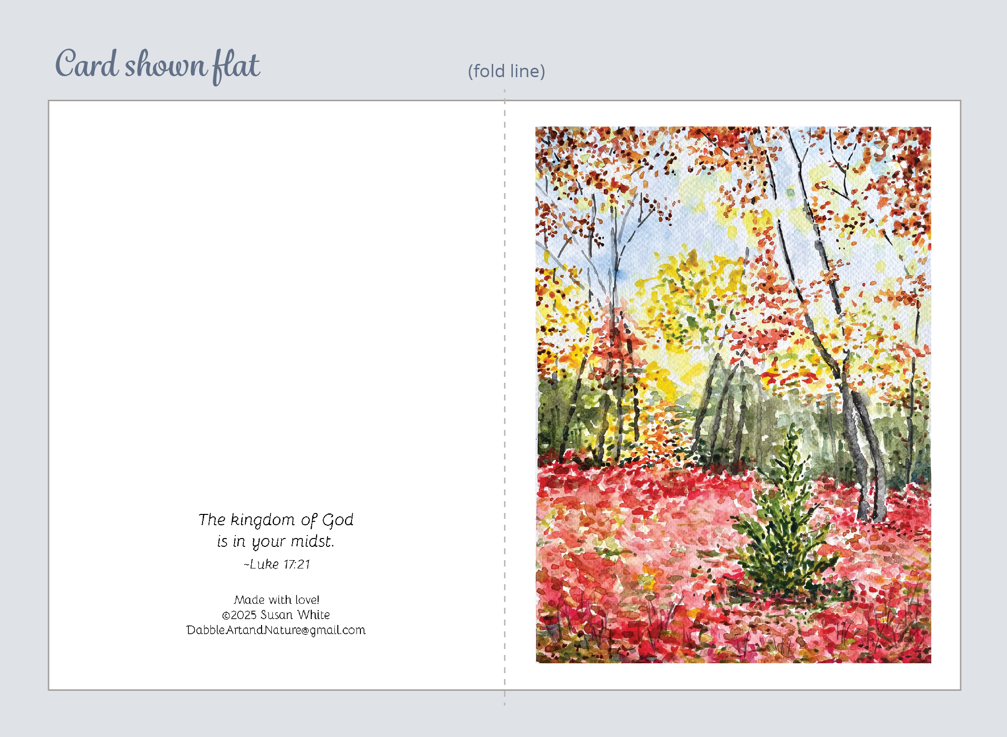 Trees in Splendor Note Cards 5-Pack